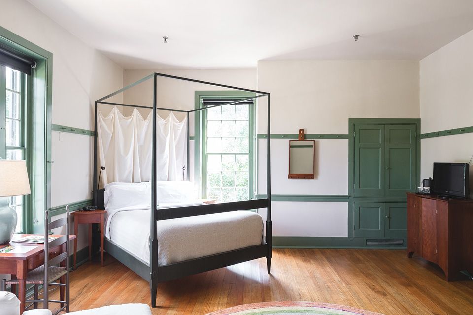 hotel, inn, lodging, Shaker Village, historic hotel rooms