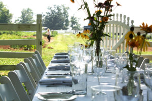 Catering at Shaker Village. Outdoor Dining. Retreats. Meetings.