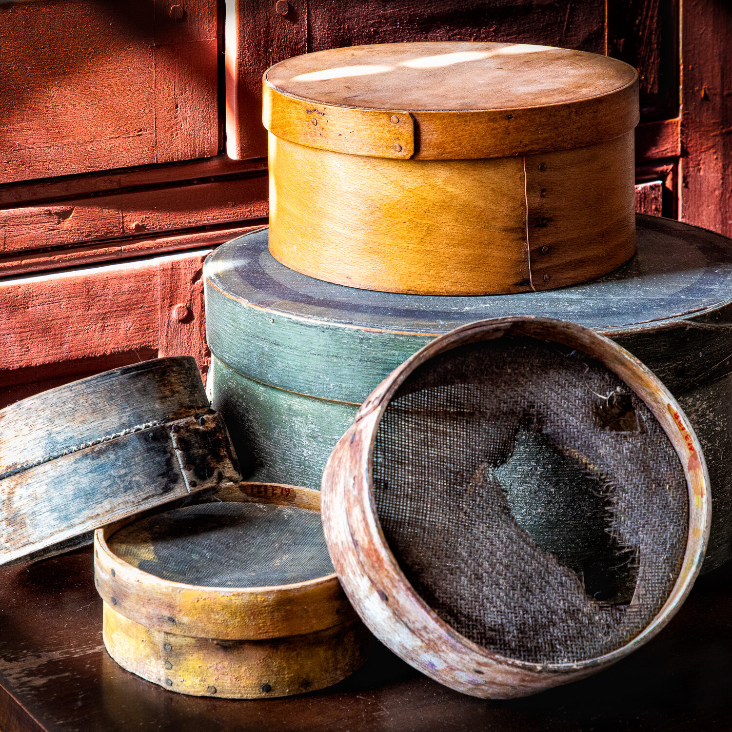 Shaker Boxes and Torn Sifter