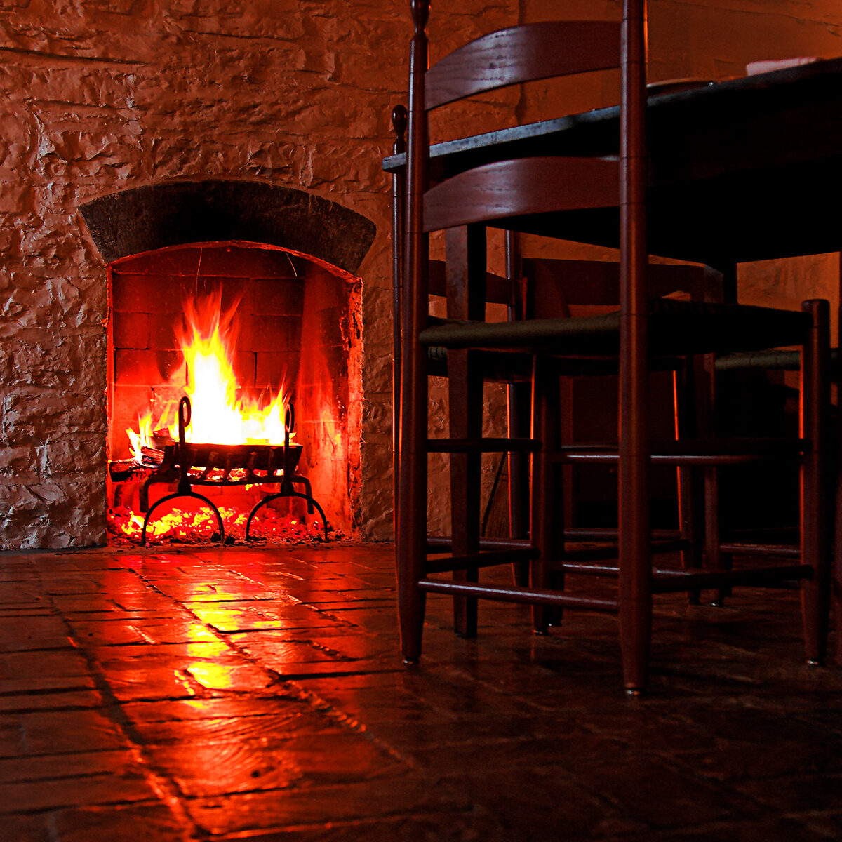 Winter Kitchen Fire